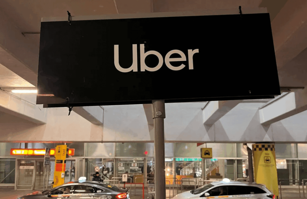Uber skilt